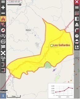 Los Gallarods Map